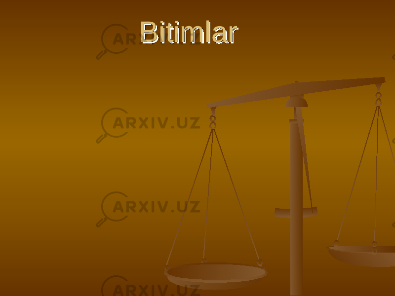 BitimlarBitimlar 