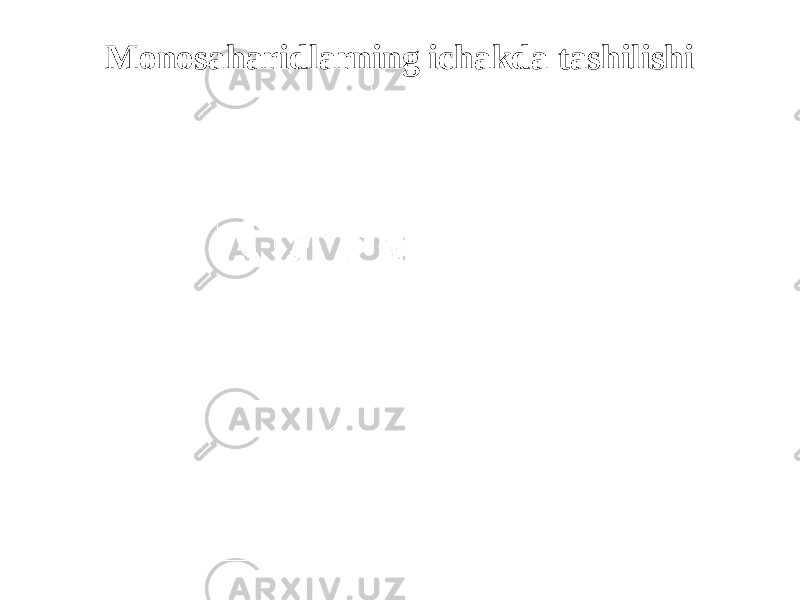 Monosaharidlarning ichakda tashilishi 