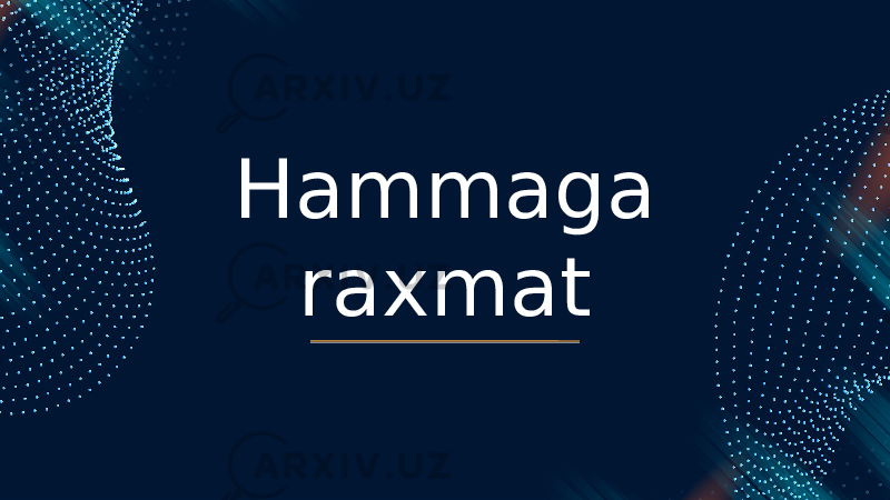 Hammaga raxmat 