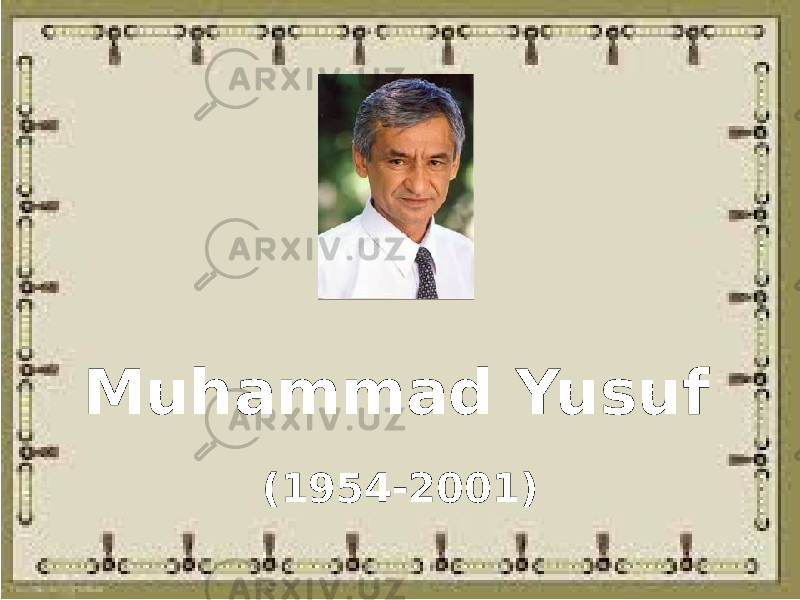 Muhammad Yusuf (1954-2001) 