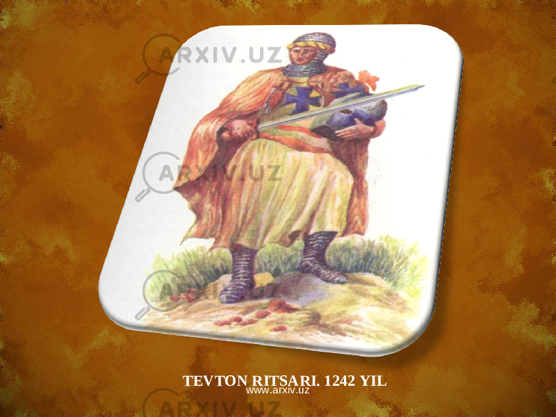 TEVTON RITSARI. 1242 YIL www.arxiv.uz 