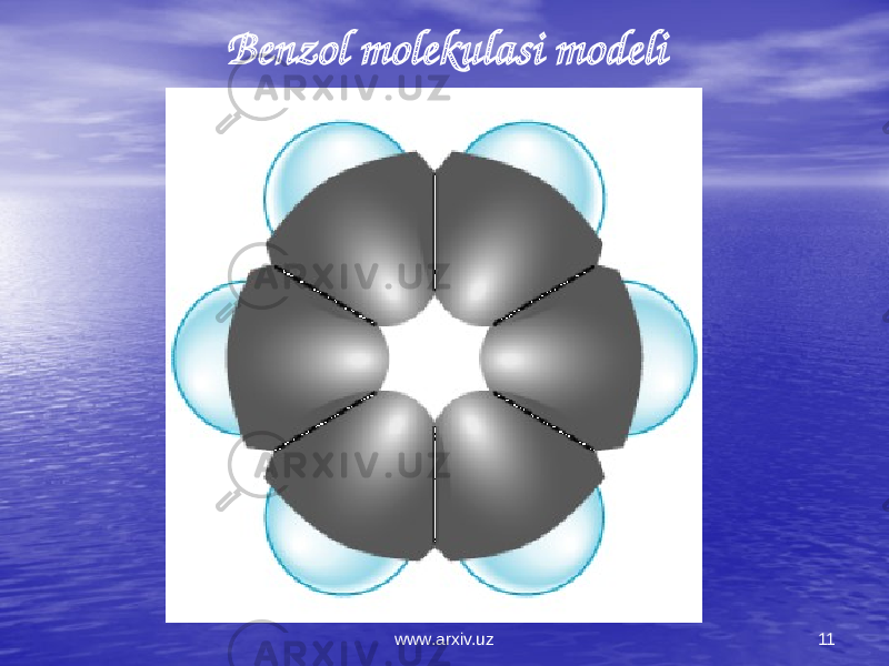 11Benzol molekulasi modeli www.arxiv.uz 
