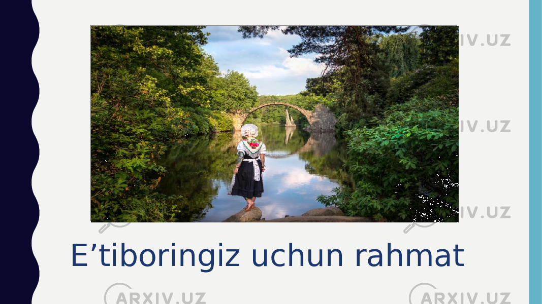 E’tiboringiz uchun rahmat 