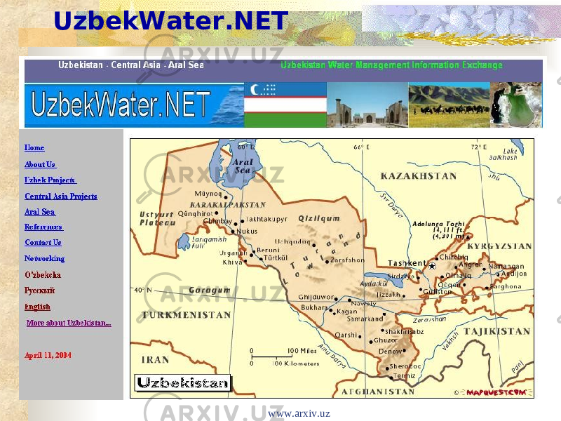 UzbekWater.NET www.arxiv.uz 