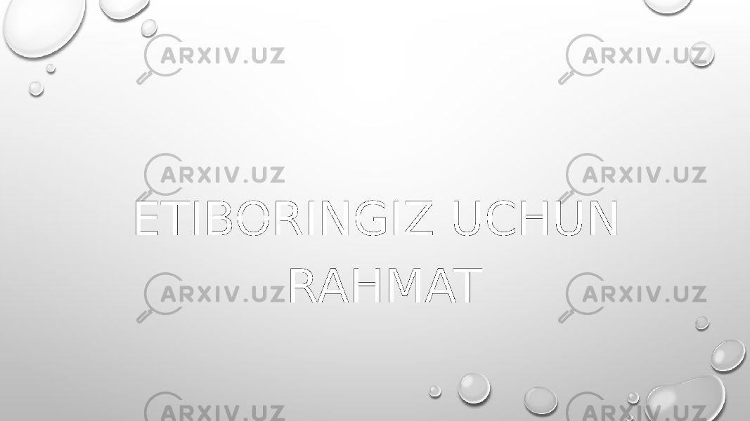 ETIBORINGIZ UCHUN RAHMAT 