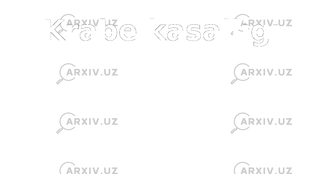 Krabe kasalligi 