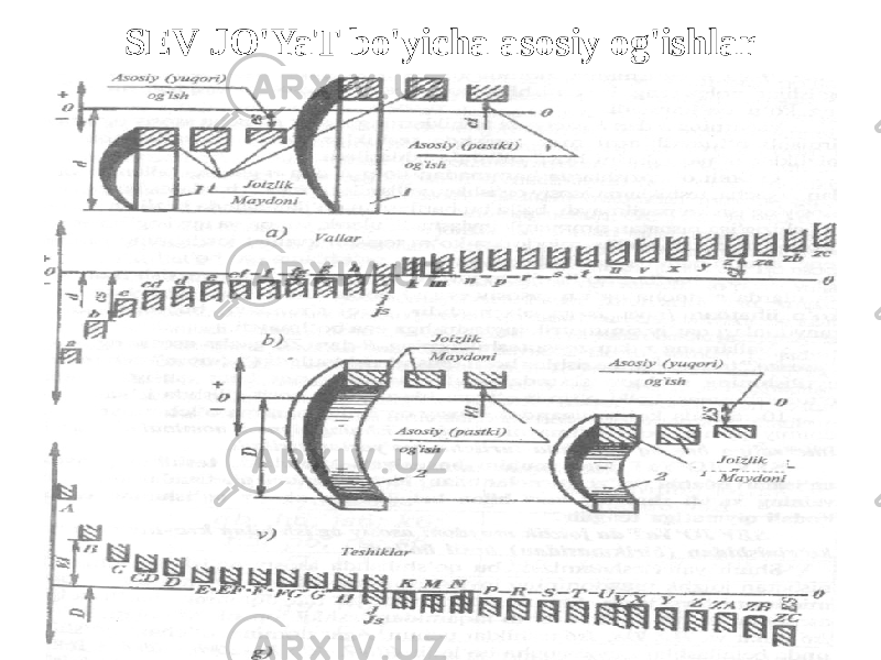 SEV JO&#39;YaT bo&#39;yicha asosiy og&#39;ishlar 