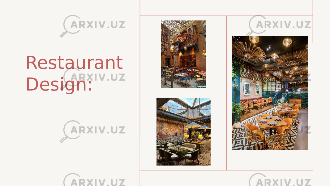 Restaurant Design: 