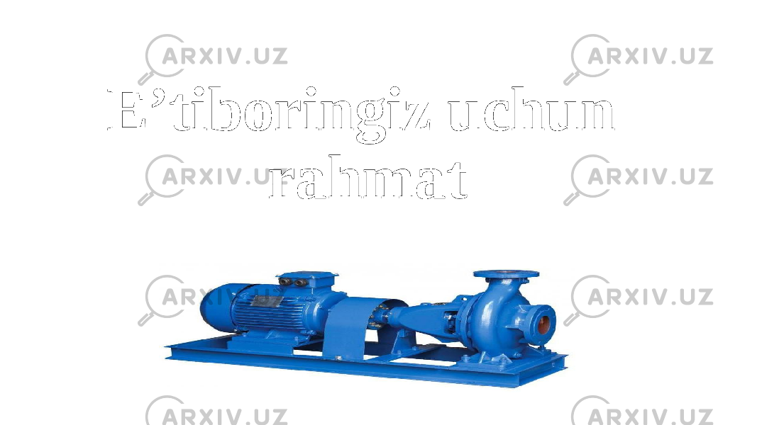 E’tiboringiz uchun rahmat 