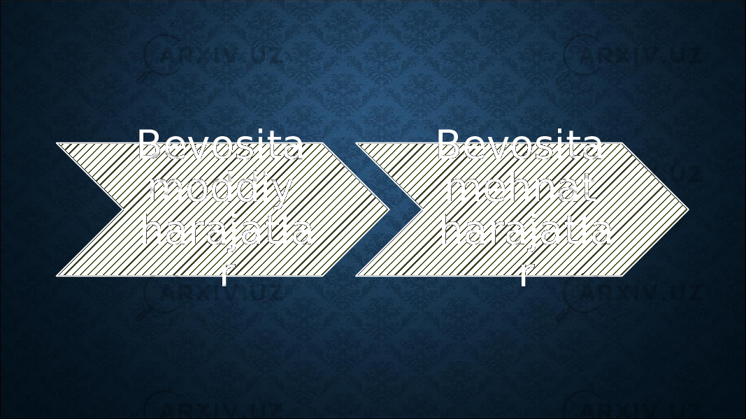 Bevosita moddiy harajatla r Bevosita mehnat harajatla r 